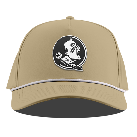 Florida State University "Vintage FSU Team Logo" Curved 5 Panel Rope Desert
