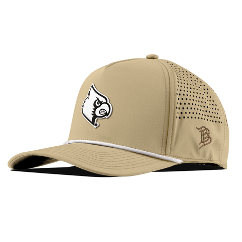 University of Louisville "Vintage Louisville Team Logo" Curved 5 Panel Rope Desert