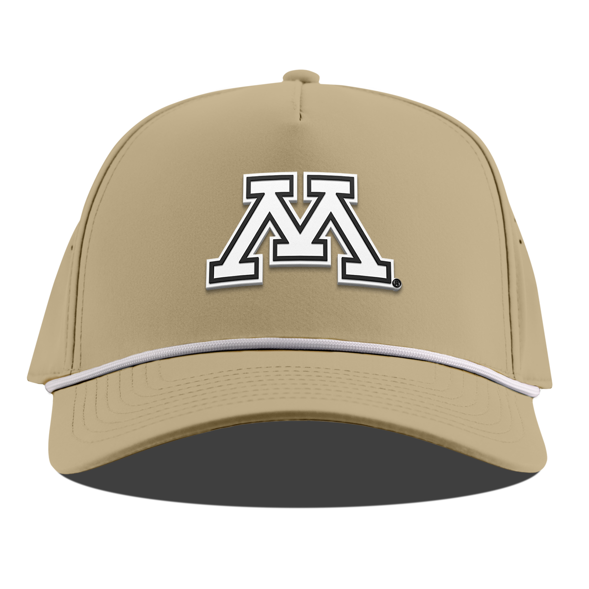 University of Minnesota "Vintage Minnesota Team Logo" Curved 5 Panel Rope Desert