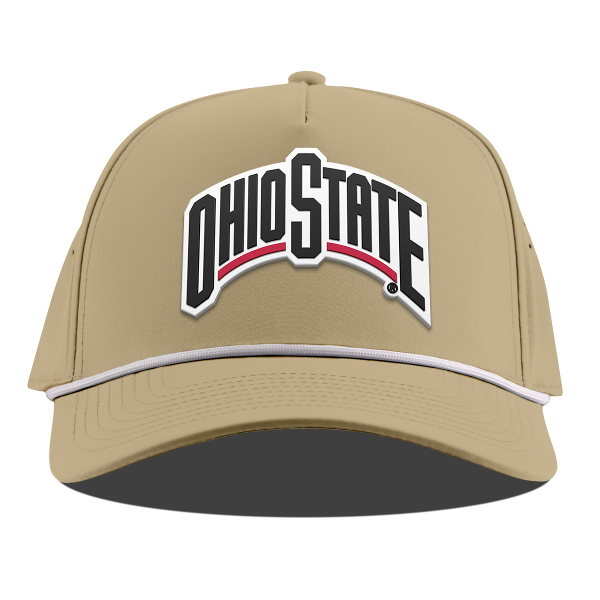 Ohio State University "Vintage Ohio State Block" Curved 5 Panel Rope Desert