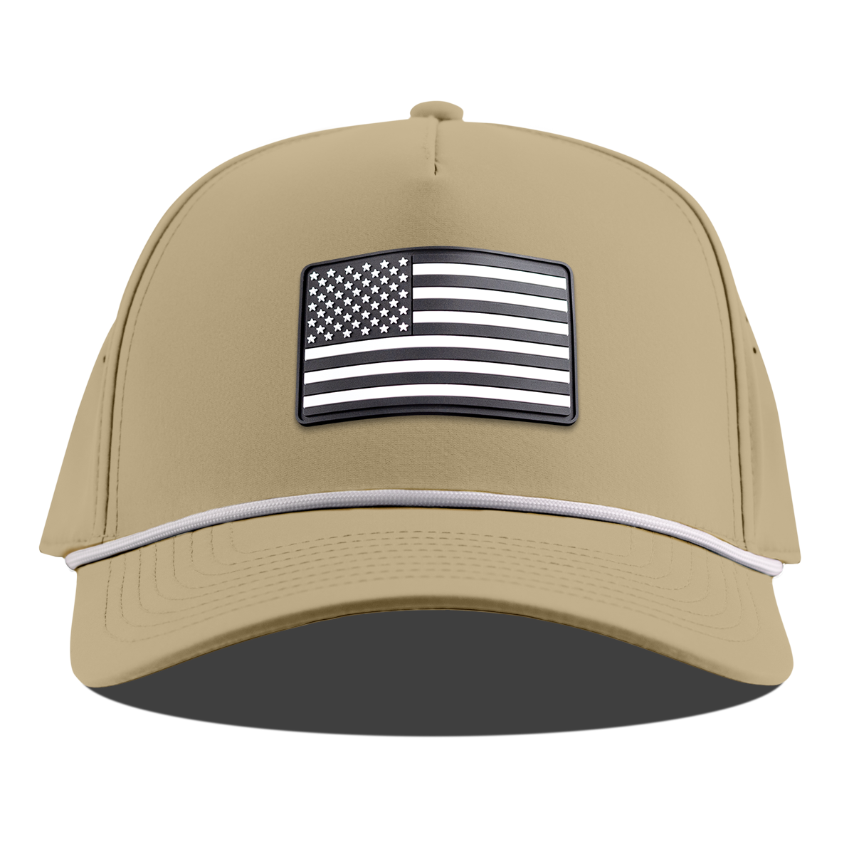 Vintage Old Glory Curved 5 Panel Rope Desert