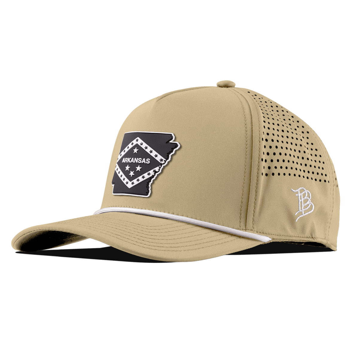 Arkansas Vintage Curved 5 Panel Rope Desert