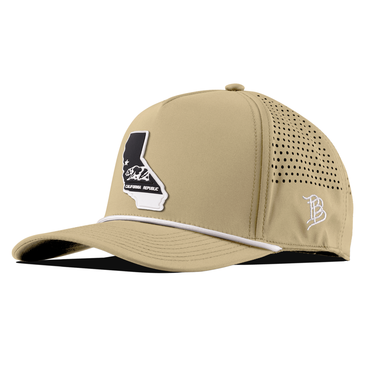 California Vintage Curved 5 Panel Rope Desert