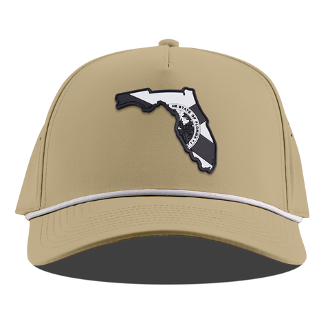 Florida Vintage Curved 5 Panel Rope Desert