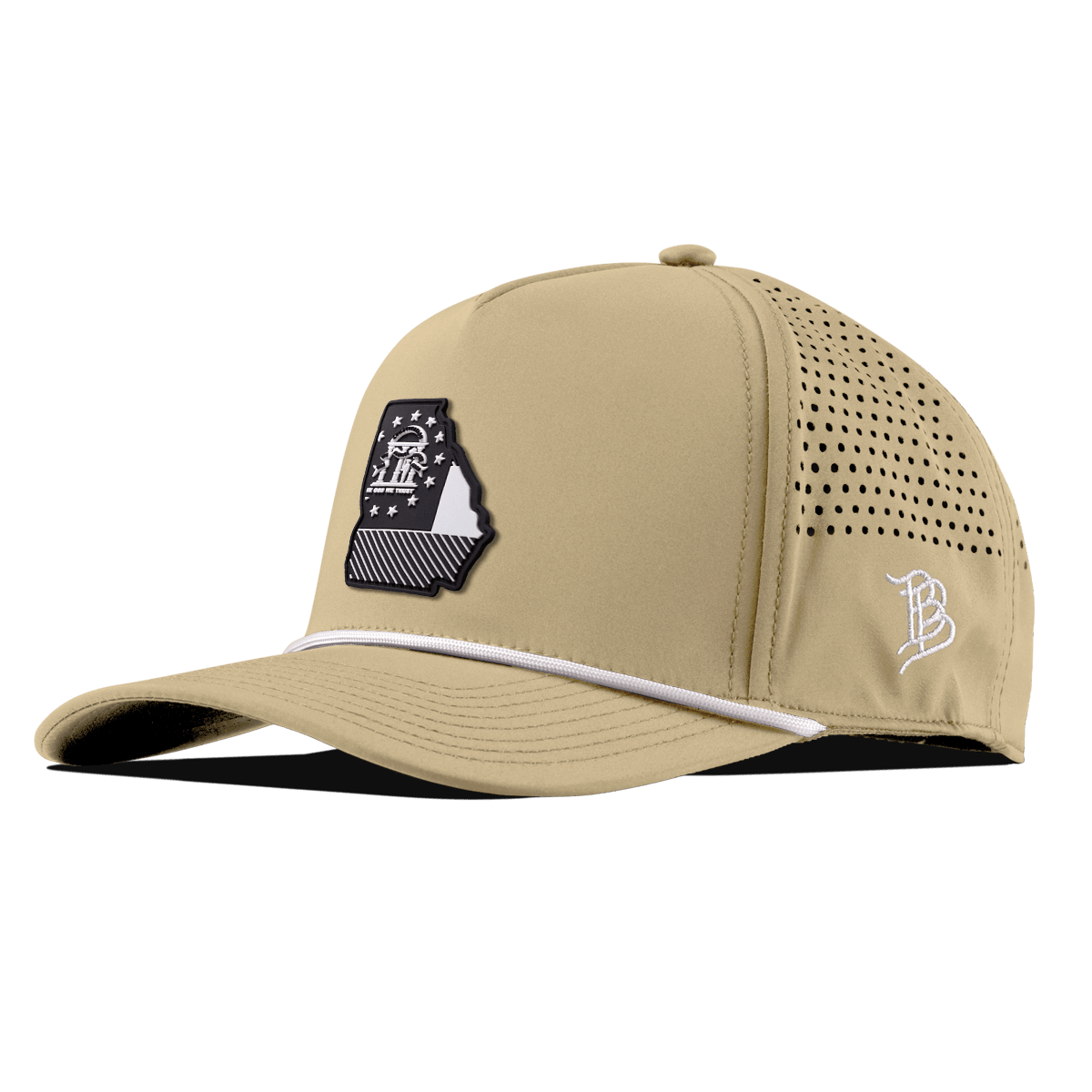 Georgia Vintage Curved 5 Panel Rope Desert