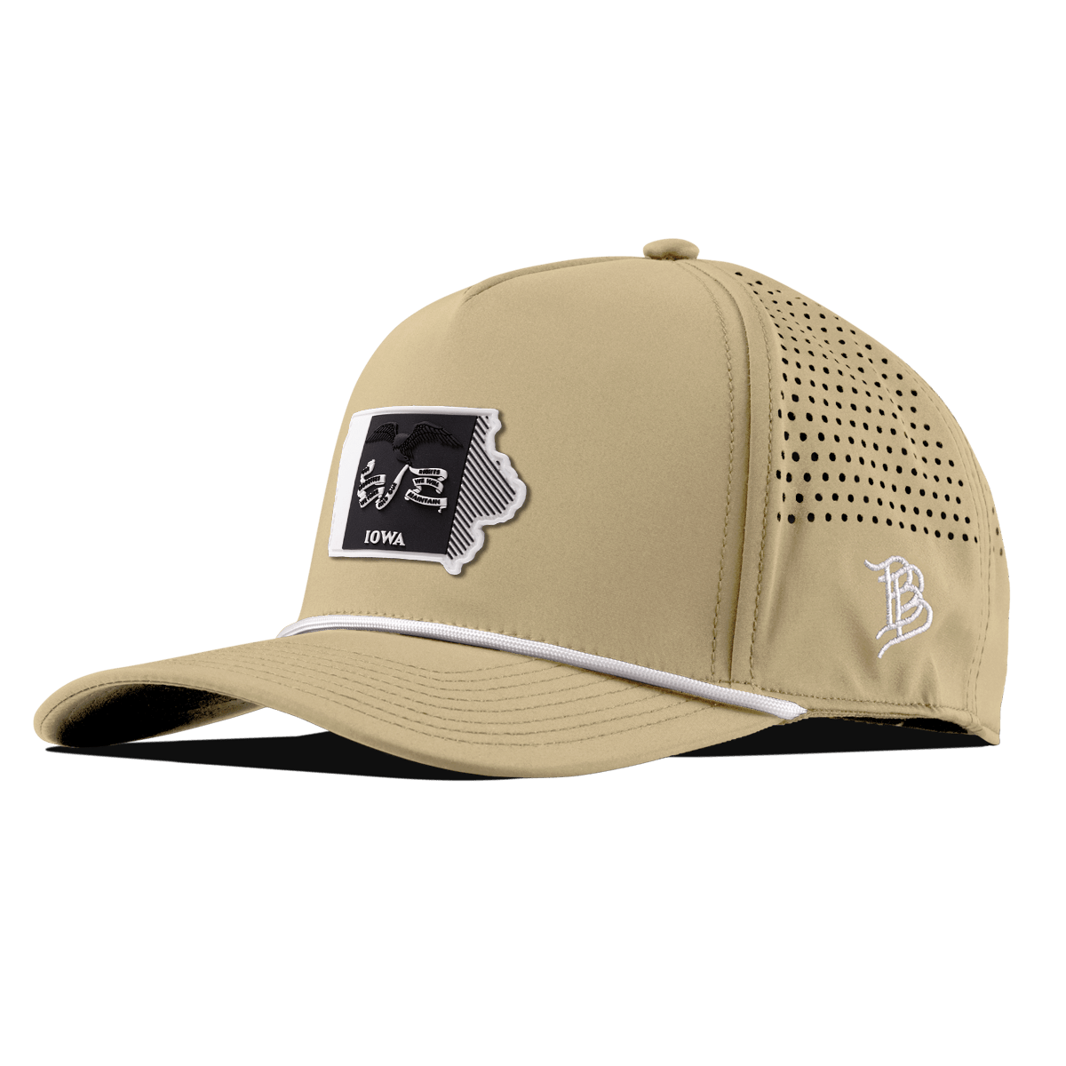 Iowa Vintage Curved 5 Panel Rope Desert