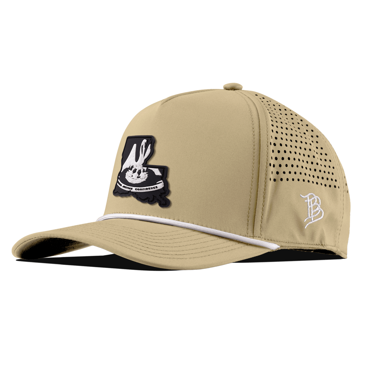 Louisiana Vintage Curved 5 Panel Rope Desert