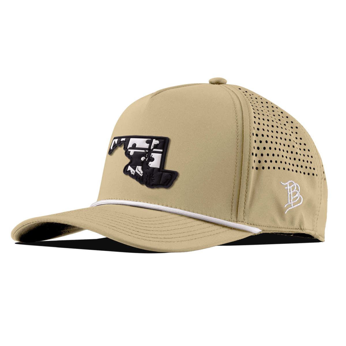 Maryland Vintage Curved 5 Panel Rope Desert