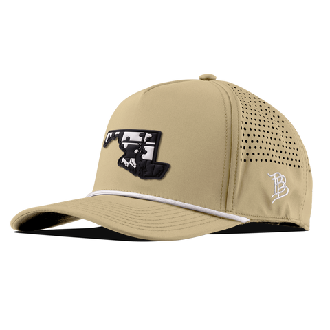 Maryland Vintage Curved 5 Panel Rope Desert