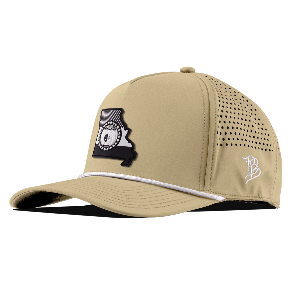 Missouri Vintage Curved 5 Panel Rope Desert