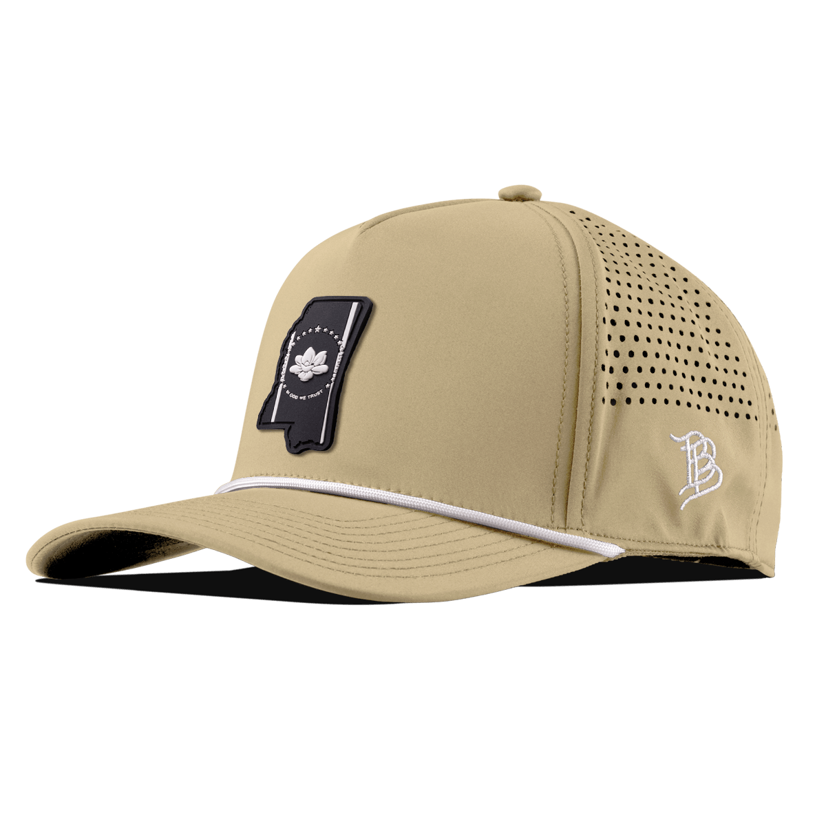 Mississippi Vintage Curved 5 Panel Rope Desert