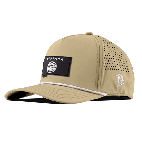 Montana Vintage Curved 5 Panel Rope Desert
