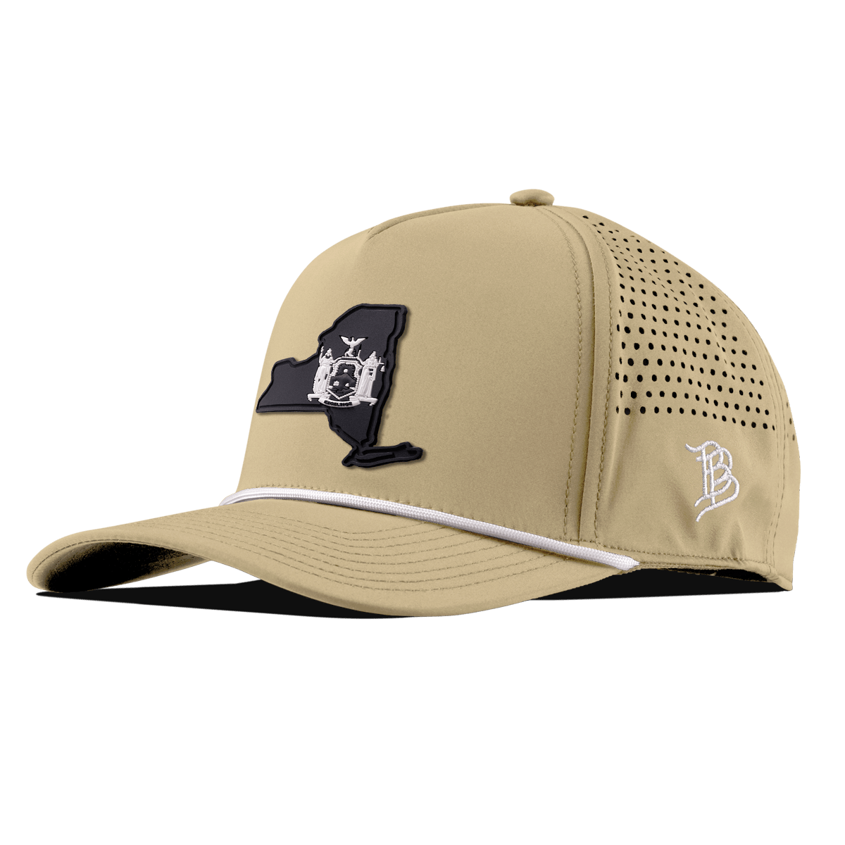 New York Vintage Curved 5 Panel Rope Desert