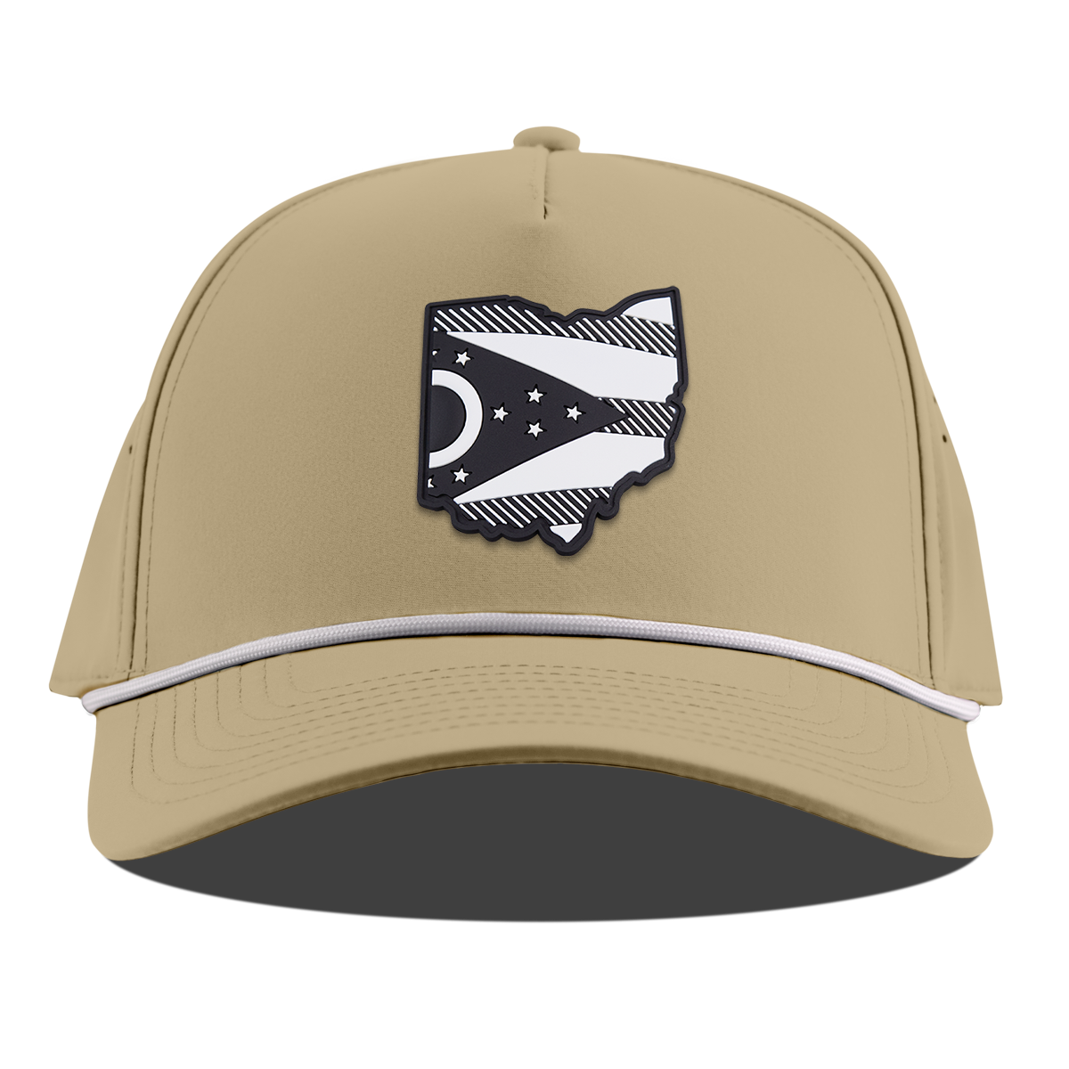 Ohio Vintage Curved 5 Panel Rope Desert