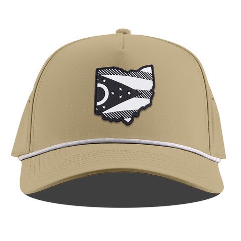 Ohio Vintage Curved 5 Panel Rope Desert