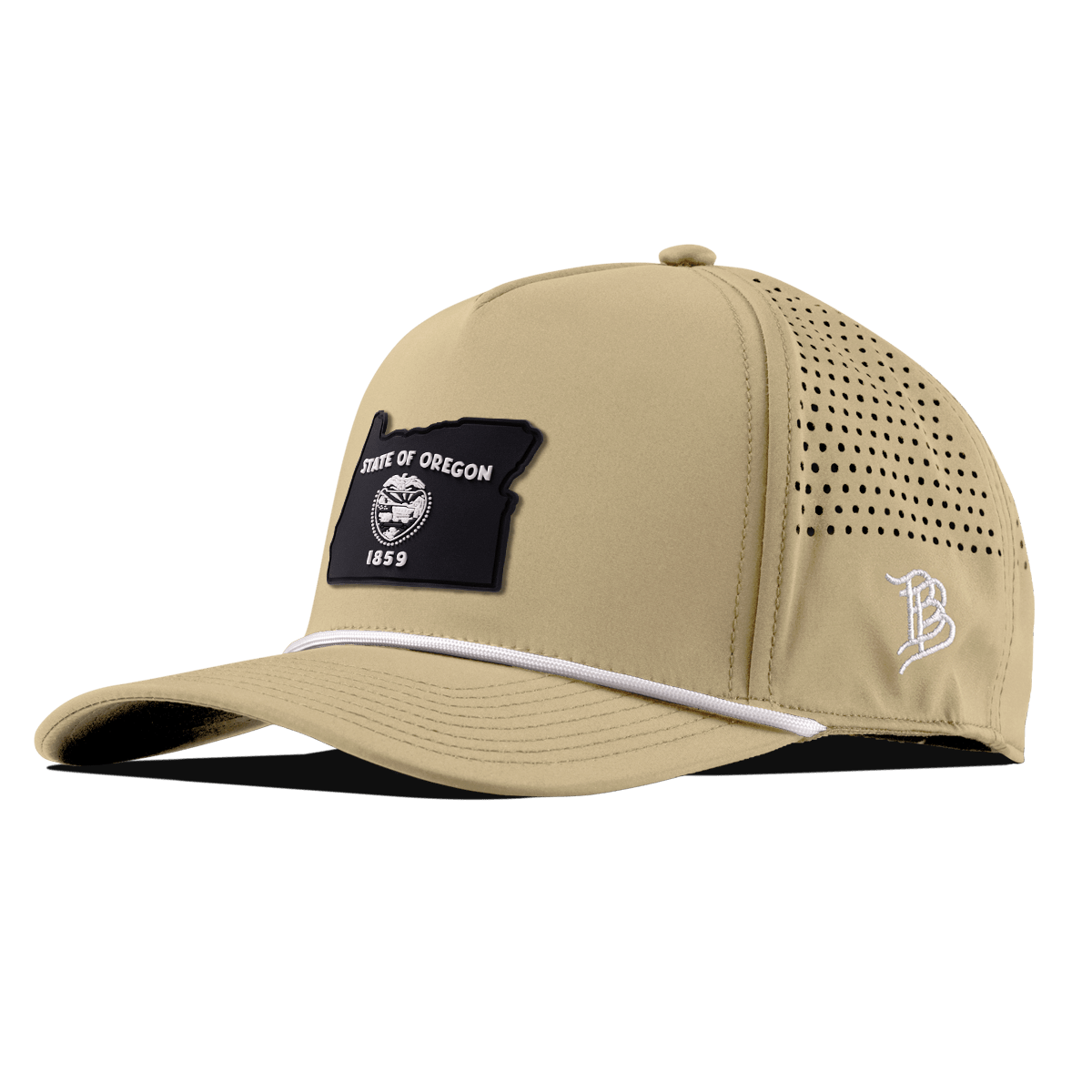 Oregon Vintage Curved 5 Panel Rope Desert