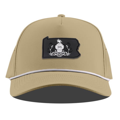 Pennsylvania Vintage Curved 5 Panel Rope Desert