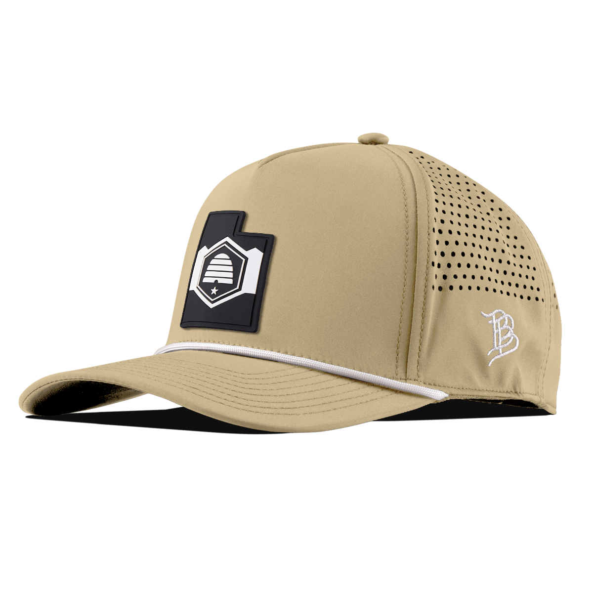 Utah Vintage Curved 5 Panel Rope Desert