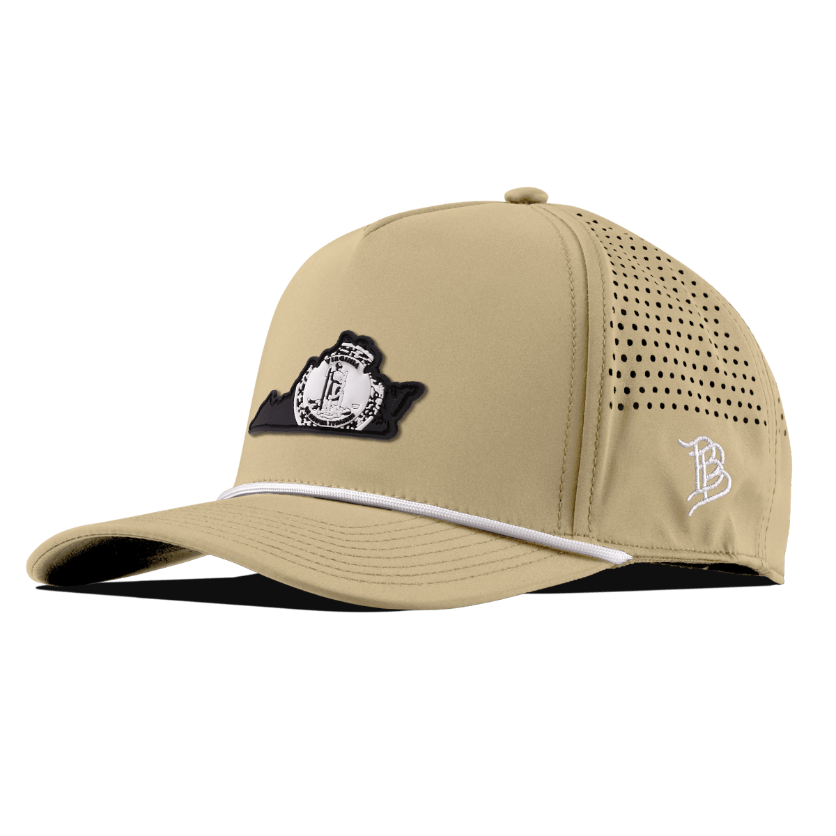 Virginia Vintage Curved 5 Panel Rope Desert