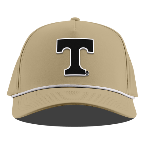 University of Tennessee "Vintage Tennessee Block" Curved 5 Panel Rope Desert