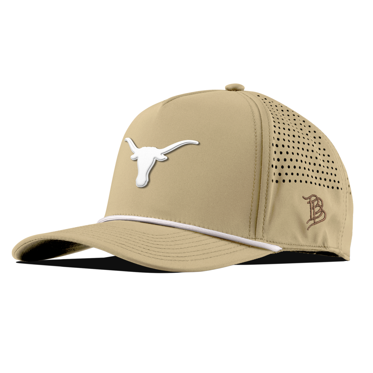 University of Texas "Vintage Texas Longhorn" Curved 5 Panel Rope Desert