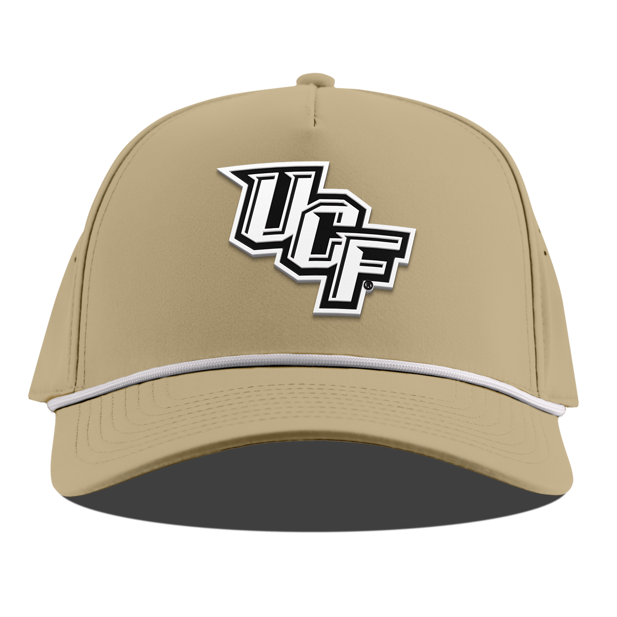 University of Central Florida "UCF Vintage Team Logo" Curved 5 Panel Rope Desert