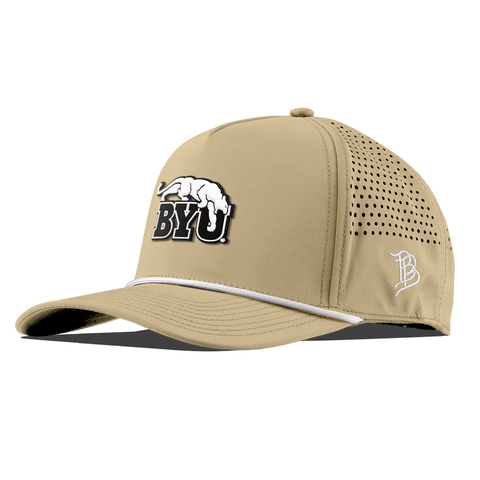 Brigham Young University "Vintage BYU Cougars" Curved 5 Panel Rope Desert