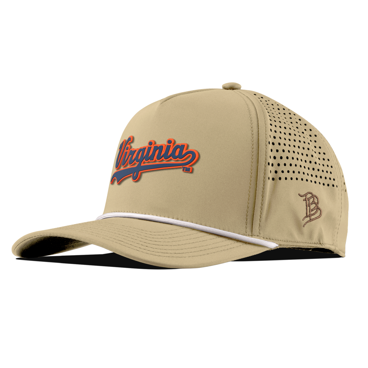 University of Virginia "Virginia Script" Curved 5 Panel Rope Desert