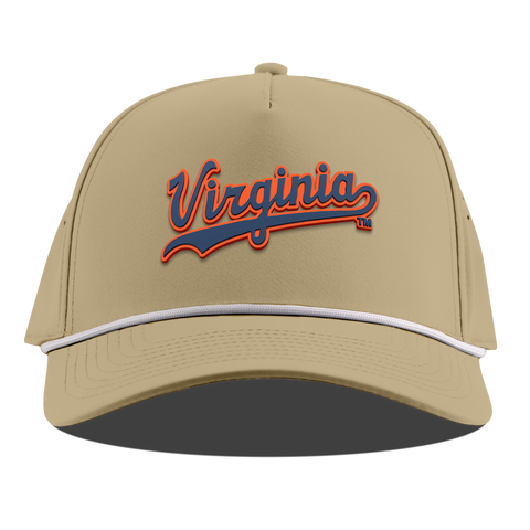 University of Virginia "Virginia Script" Curved 5 Panel Rope Desert