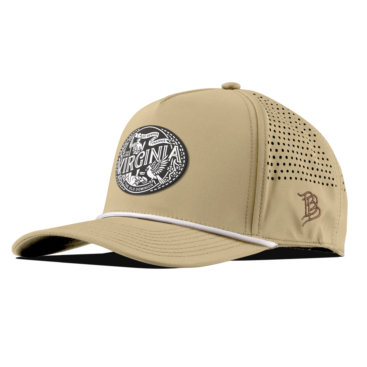 Virginia Traveler Curved 5 Panel Rope Desert