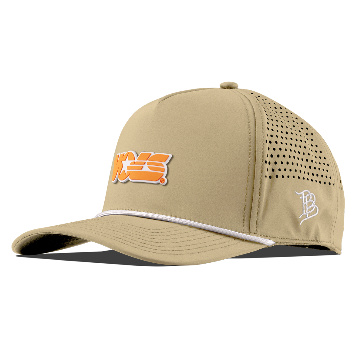 University of Tennessee "Tennessee Vols Block" Curved 5 Panel Rope Desert