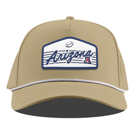 University of Arizona "Wildcats Football" Curved 5 Panel Rope Desert