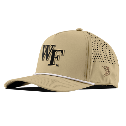 Wake Forest University "Wake Forest Block" Curved 5 Panel Rope Desert