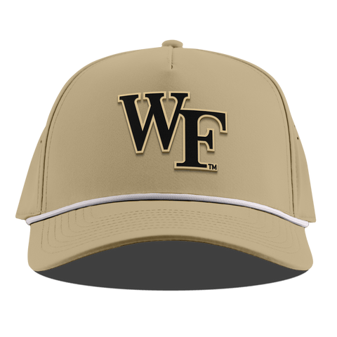 Wake Forest University "Wake Forest Block" Curved 5 Panel Rope Desert