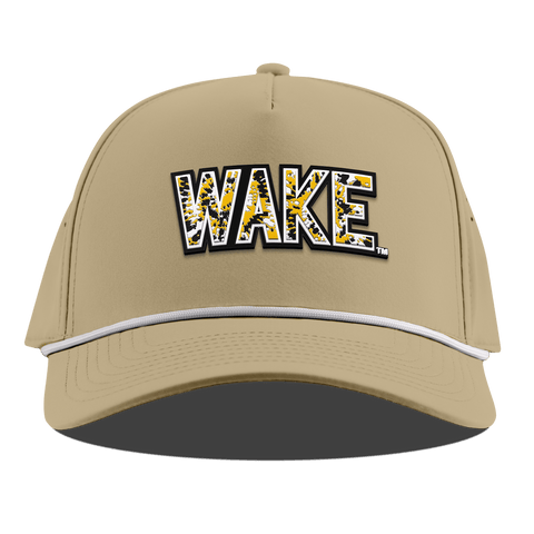 Wake Forest University "Wake Tie Dye" Curved 5 Panel Rope Desert