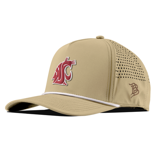 Washington State University "Washington State Team Logo" Curved 5 Panel Rope Desert