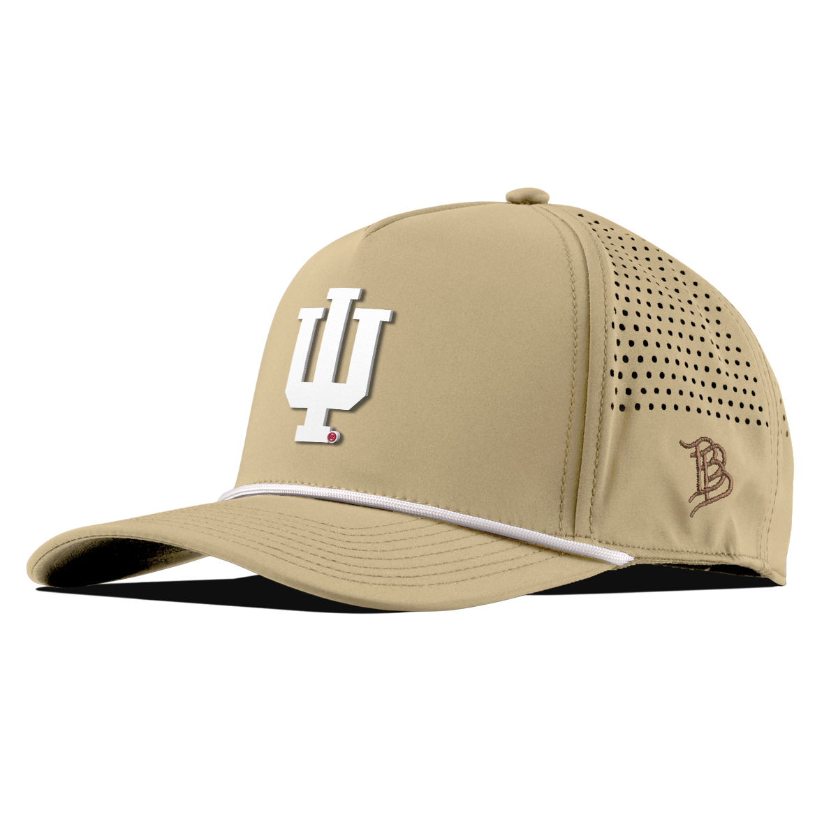 Indiana University "Whiteout Indiana Team Logo" Curved 5 Panel Rope Desert