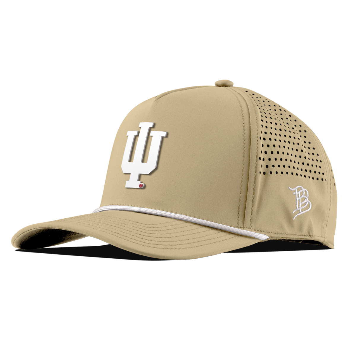 Indiana University "Whiteout Indiana Team Logo" Curved 5 Panel Rope Desert