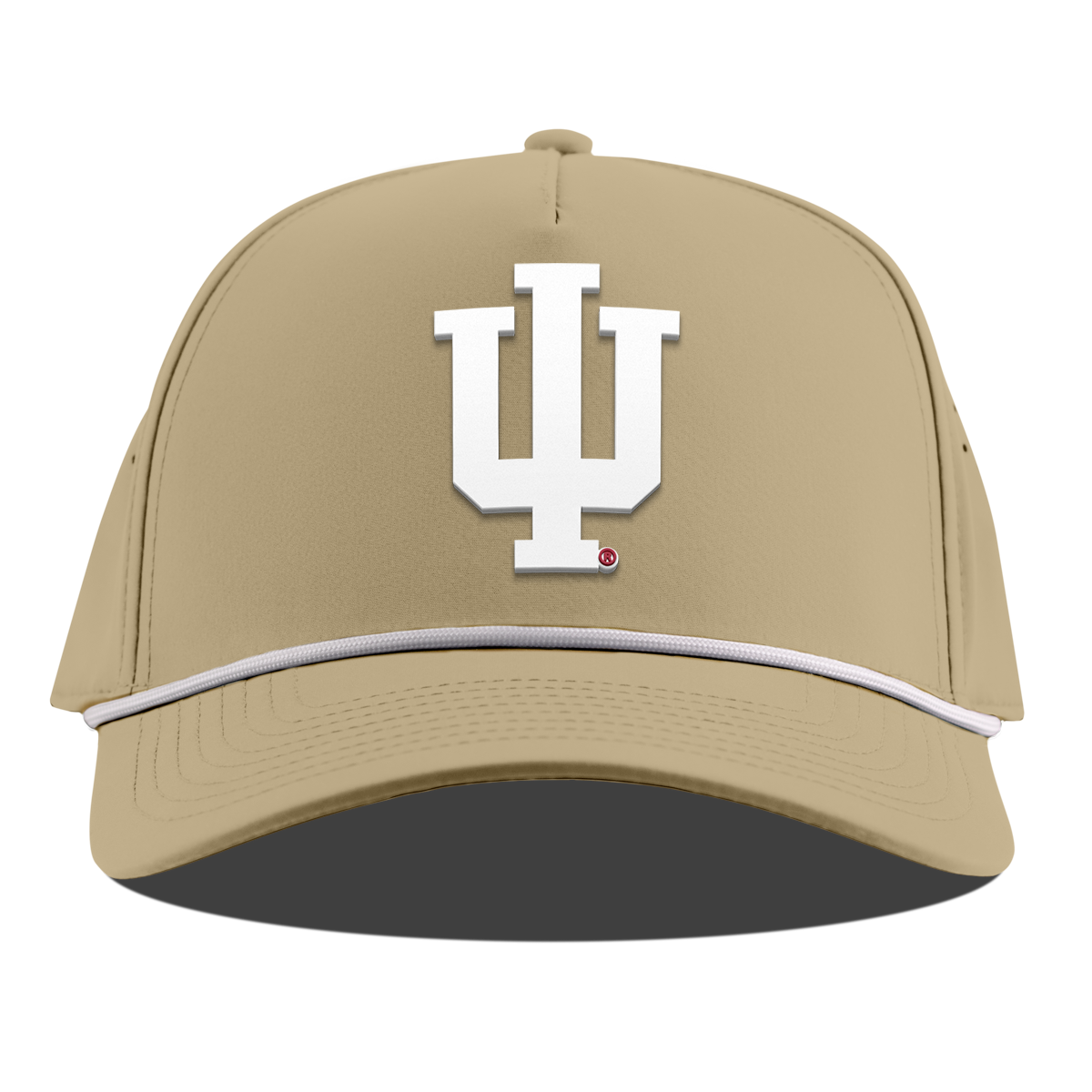 Indiana University "Whiteout Indiana Team Logo" Curved 5 Panel Rope Desert
