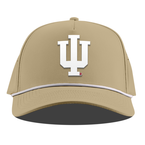 Indiana University "Whiteout Indiana Team Logo" Curved 5 Panel Rope Desert