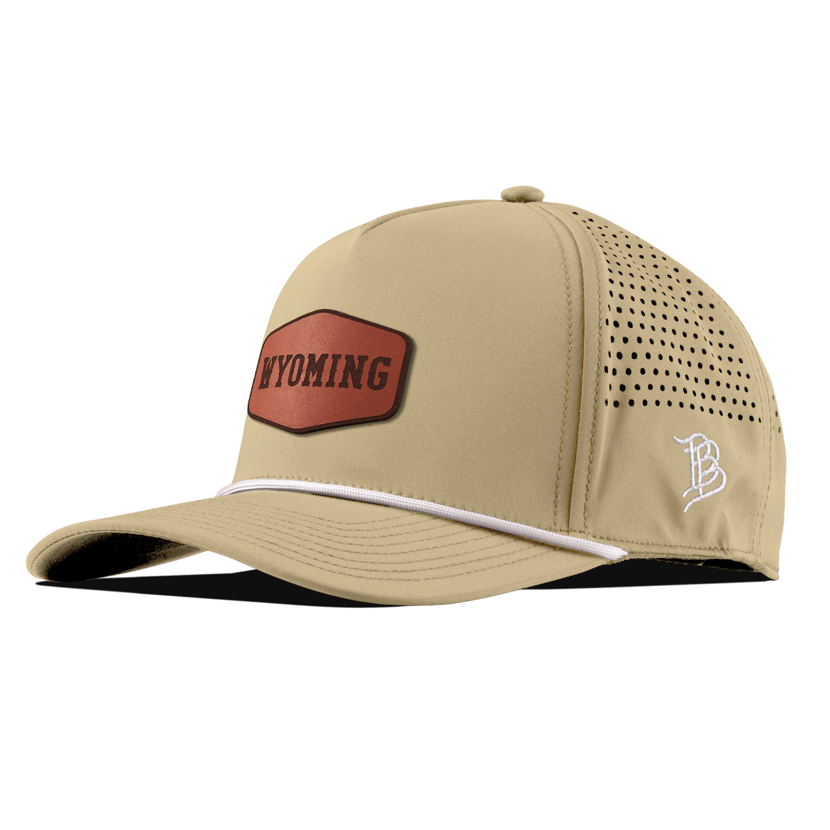University of Wyoming "Wyoming Plate" Curved 5 Panel Rope Desert