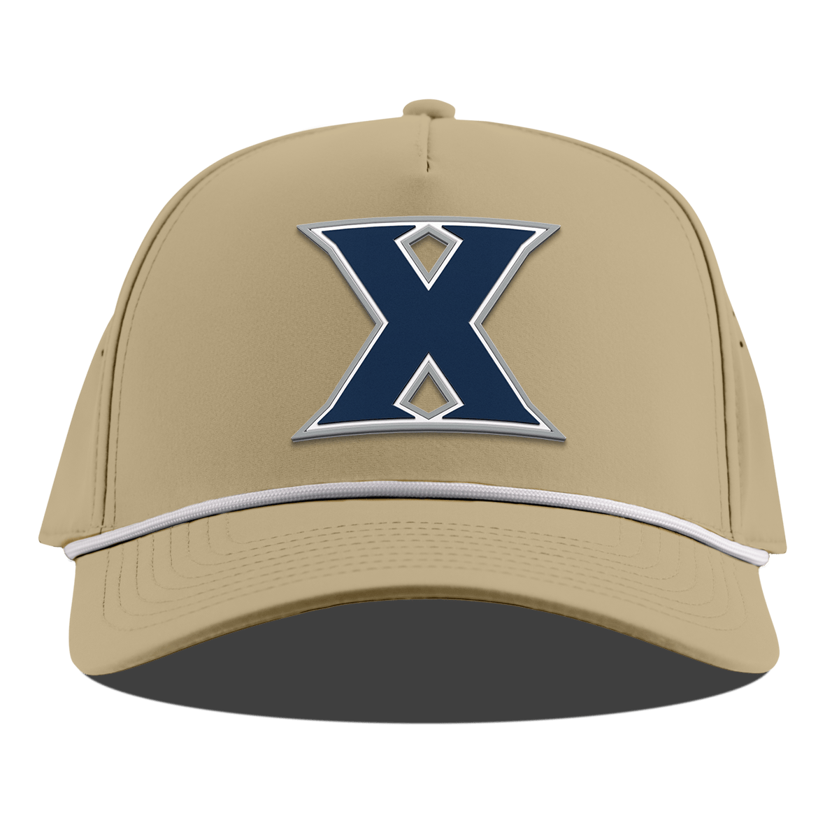 Xavier University "Xavier Block" Curved 5 Panel Rope Desert
