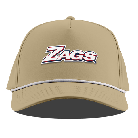 Gonzaga University "Zags Block" Curved 5 Panel Rope Desert