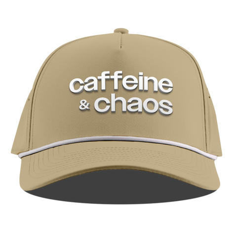 Caffeine & Chaos Curved 5 Panel Rope Desert
