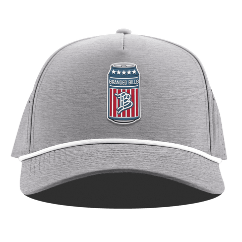 BB Brew Curved 5 Panel Rope Heather Gray