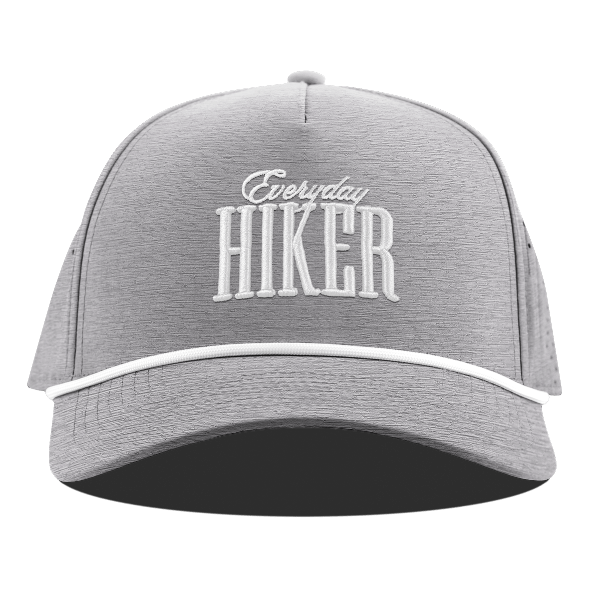 Everyday Hiker Curved 5 Panel Rope Heather Gray