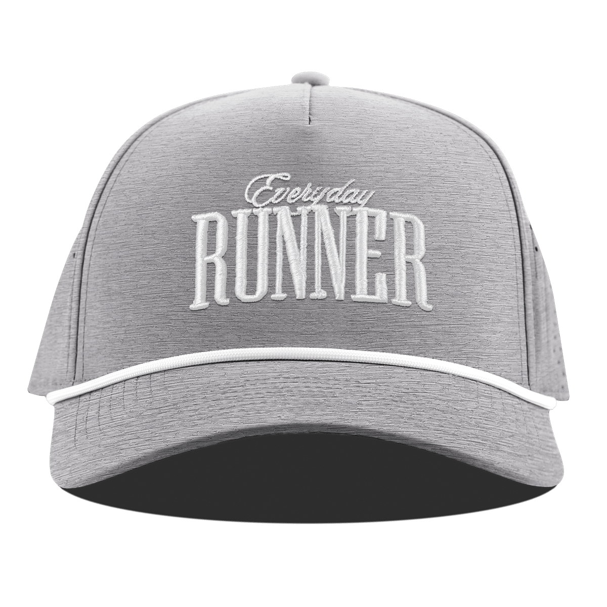 Everyday Runner Curved 5 Panel Rope Heather Gray