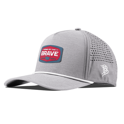 Home of the Brave Curved 5 Panel Rope Heather Gray