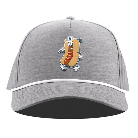 Hot Dog Buddy Curved 5 Panel Rope Heather Gray