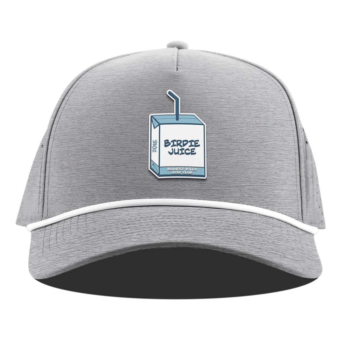 Juice Box Curved 5 Panel Rope Heather Gray